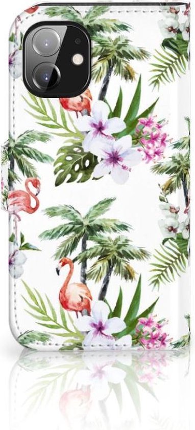 Coque Téléphone Apple iPhone 12 Mini Protection Téléphone Palms Flamingo