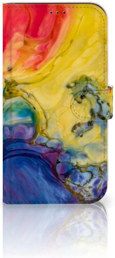 Portefeuille Apple iPhone 12 Pro Max Coque Smartphone Aquarelle Foncé