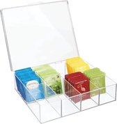 Theedoos - ZINAPS DELUXE Organizer - Praktische doos met deksel voor keuken  en pantry... | bol.com