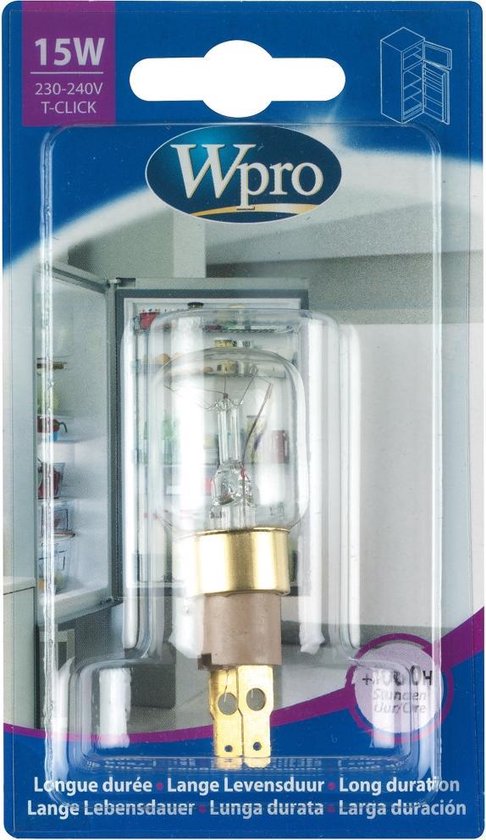 Koelkast: WPRO Kabel-keur Koelkastlamp T-click T25 15w, van het merk Wpro