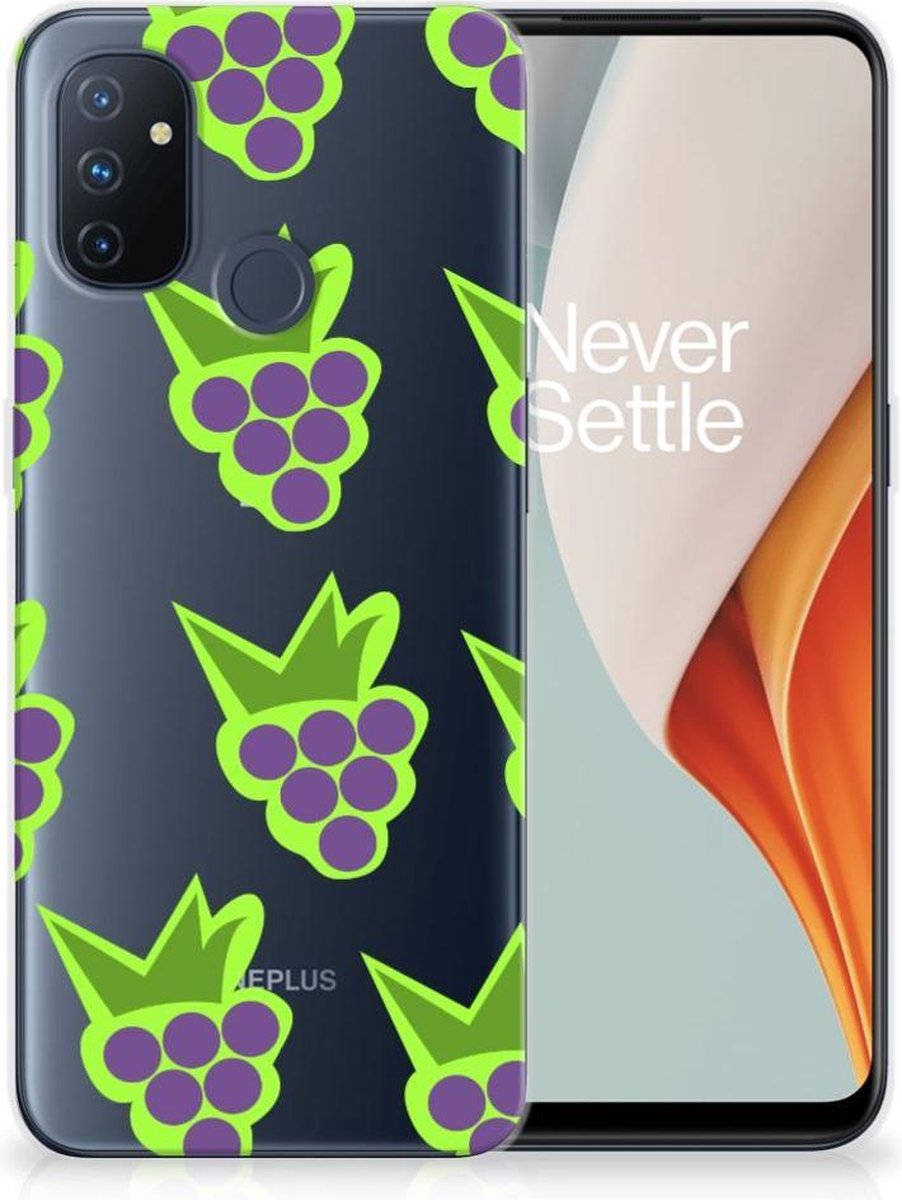 TPU Hoesje voor OnePlus Nord N100 Siliconen Case Druiven