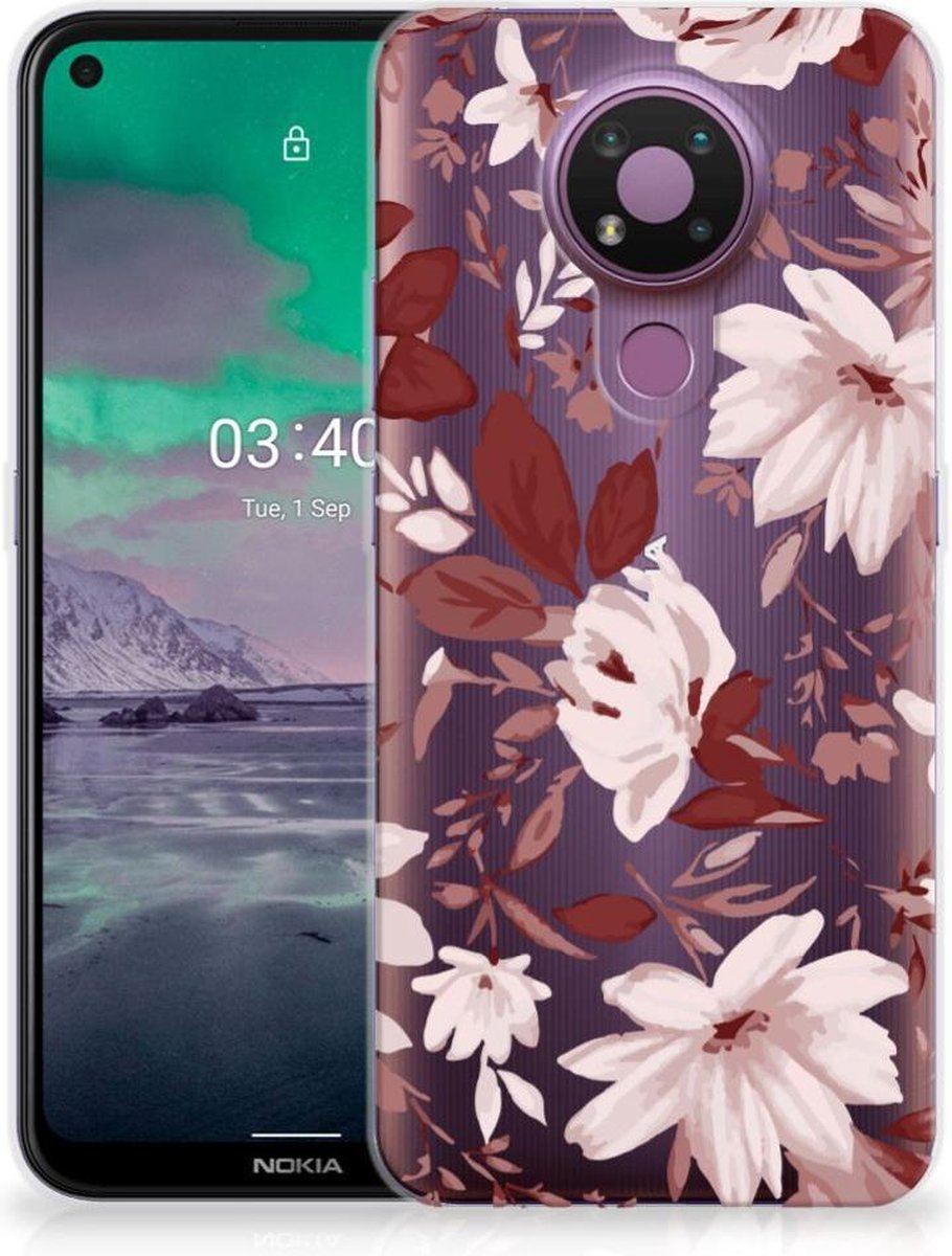 Hoesje maken Nokia 3.4 Watercolor Flowers