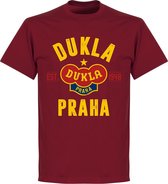 Dukla Praag Established T-Shirt - Bordeaux - M