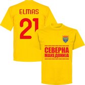 Noord Macedonië Elmas 21 Team T-Shirt - Geel - M