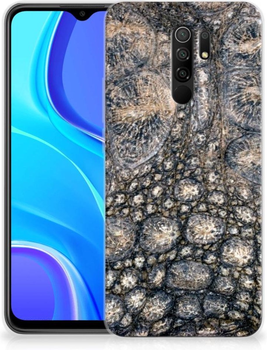 Xiaomi Redmi 9 TPU Hoesje Krokodillenprint