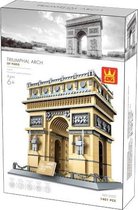 Wange 5223 architect -The Triumphal Arch Paris - 1401 onderdelen - Compatibel met grote merken - Bouwdoos
