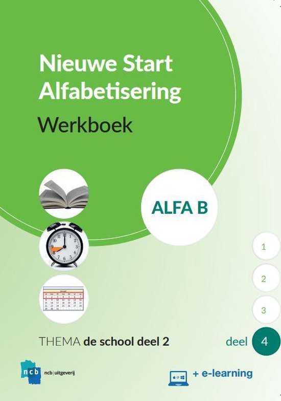Nieuwe Start Alfabetisering Alfa B Deel 4 + e-learning Werkb ... - cover