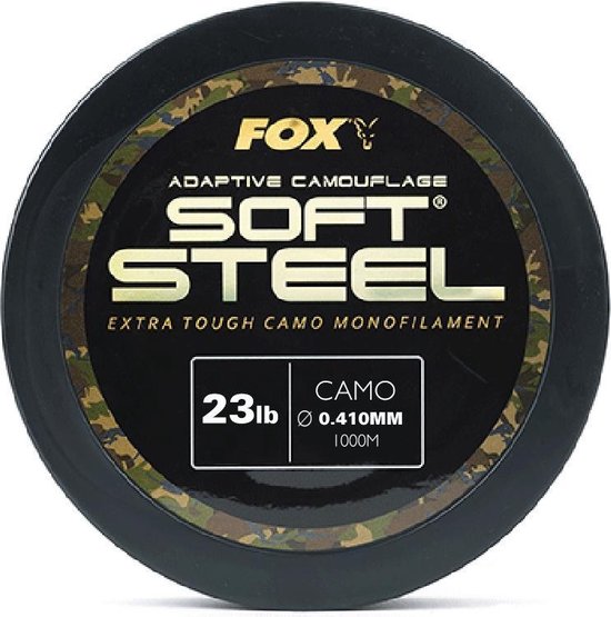 Fox Adaptive Camouflage Soft Steel - Nylon lijn - 23lb - 0.41mm - Camouflage - Fox