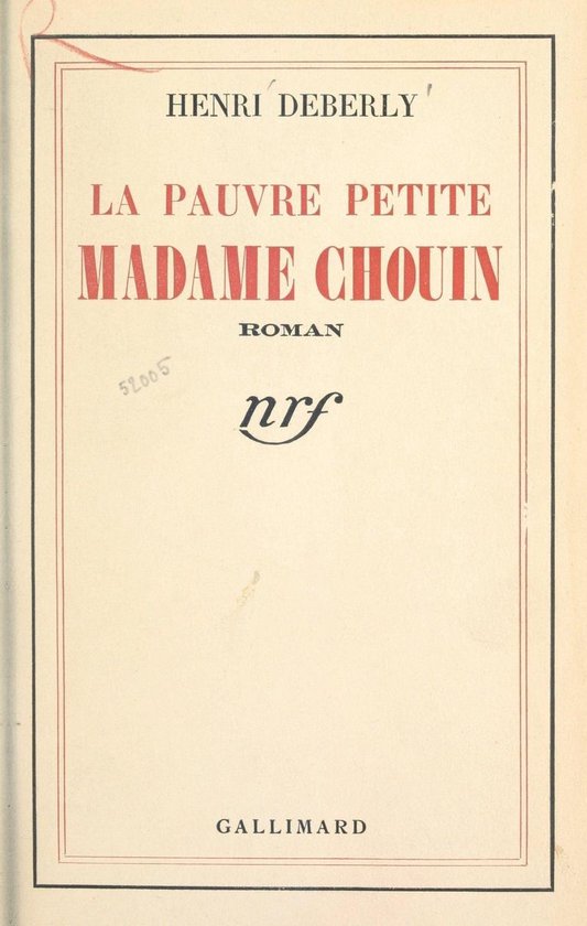 La pauvre petite Madame Chouin (ebook), Henri Deberly 9782072816215