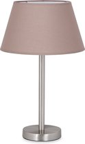 Home sweet home tafellamp Stick & lampenkap Largo - taupe