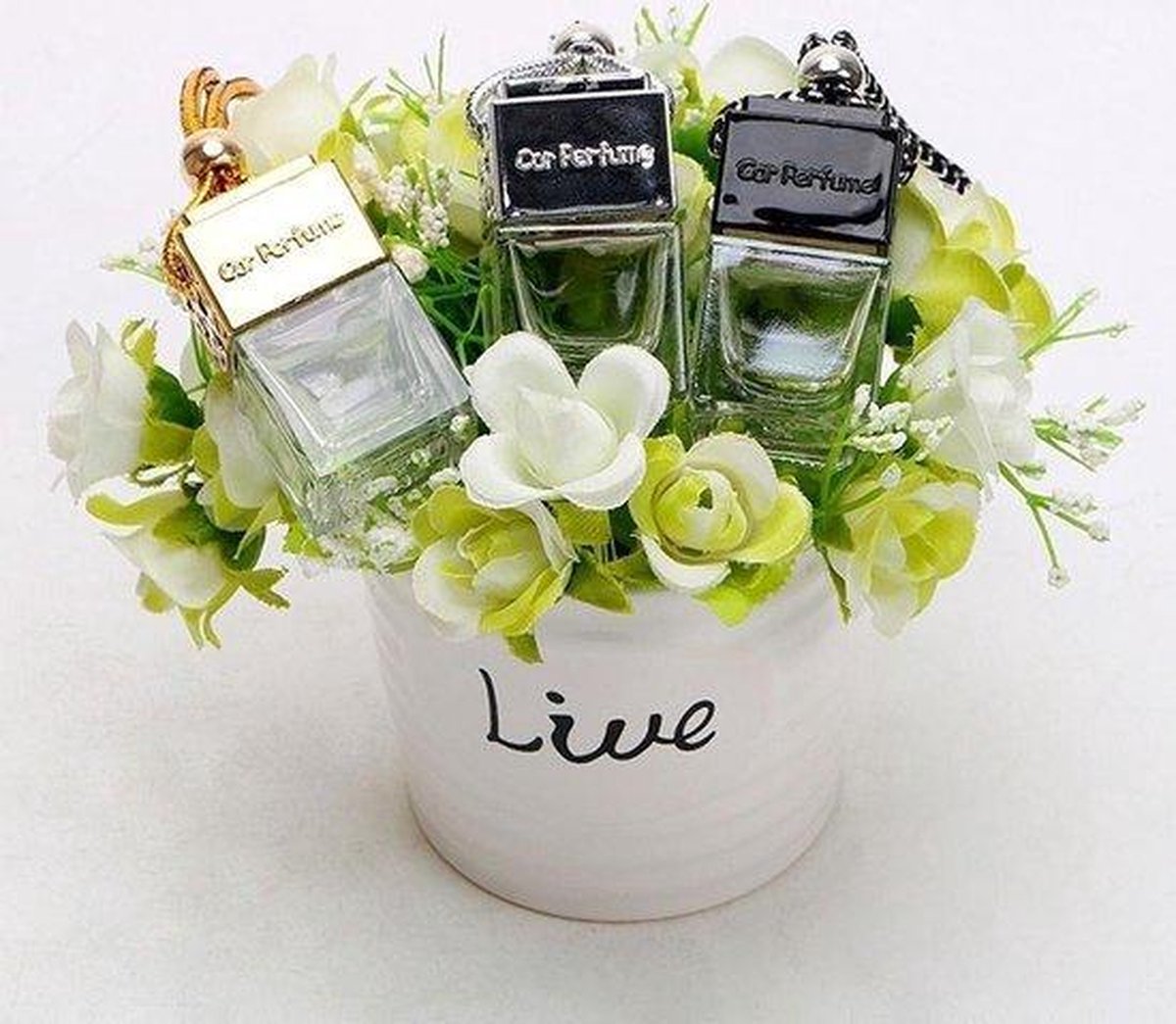 Goedkoopste Car Perfume | Luchtverfrisser | Baby Olie | Auto verfrisser | Incl. 10ml navulling | Zwart