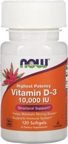 NOW Foods - Vitamin D3 10.000 IU (120 softgels)