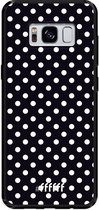 Samsung Galaxy S8 Hoesje TPU Case - Onyx Dots #ffffff