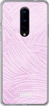 OnePlus 8 Hoesje Transparant TPU Case - Pink Slink #ffffff