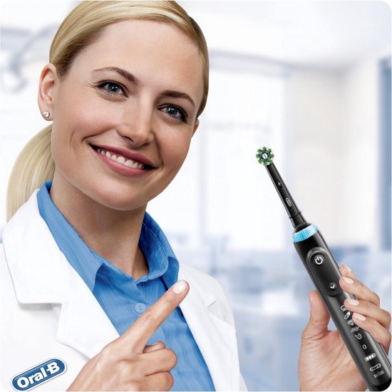 Oral-B CrossAction - Met CleanMaximiser-technologie - Opzetborstels - Zwart - 10 stuks - Oral B