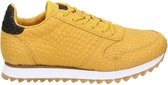 Worden Ydun Croco II dames sneaker - Geel - Maat 37