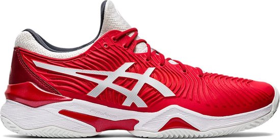ASICS - Herenschoenen - Court FF NOVAK Clay - red/white - maat 44 | bol.com