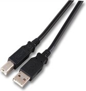 EFB Elektronik K5255SW.1 USB-kabel 1 m USB 2.0 USB A USB B Zwart