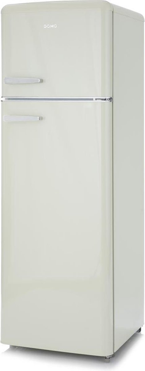 Domo DO929RKC - Réfrigérateur-congélateur rétro - Crème | bol.com