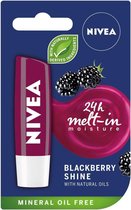Nivea 24H - Mett-In Moisture Nourishing Blackberry Shine Lipstick 4.8G