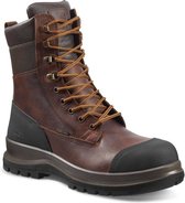 Carhartt F702905 Men’s Detroit Rugged Flex® Waterproof Insulated S3 High Safety Work Boot - Dark Brown-Dark brown-48