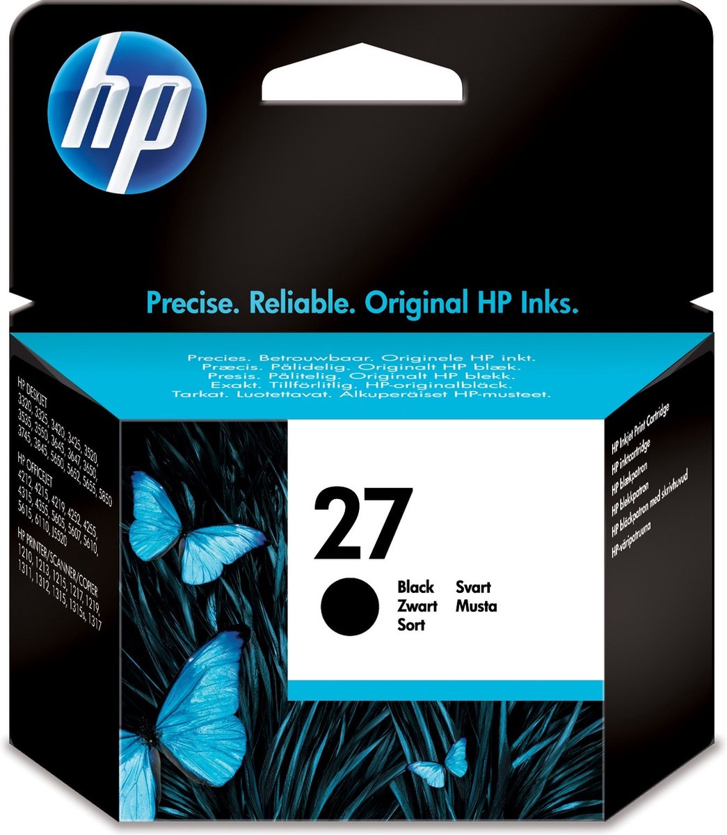 HP 27 - Inktcartridge / Zwart (C8727AE)