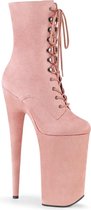 Pleaser Plateau Laarzen, Paaldans schoenen -42 shoes- BEYOND-1020FS Paaldans schoenen Roze
