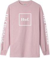 HUF Essential domestic L/s Tee heren sweater koraal