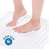 Tatkraft Detail - Multifunctionele Antislipmat - Antislip Badmat Met 197 Zuignappen - Vierkant Tapijt Kleed Voor Op de Badkamer, Douche Bad & WC - Badtapijt Toilet Mat - Schimmelbe