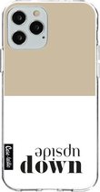 Casetastic Apple iPhone 12 / iPhone 12 Pro Hoesje - Softcover Hoesje met Design - Upside Down Print