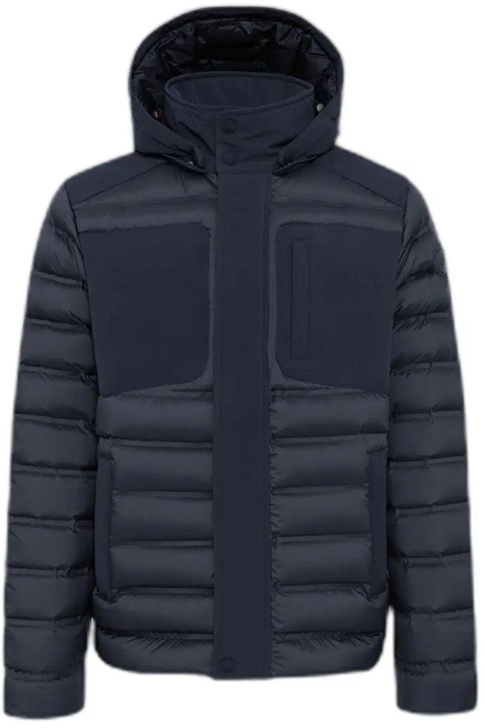 Naadloze donsjas met afneembare capuchon Colmar 4ZL Marineblauw