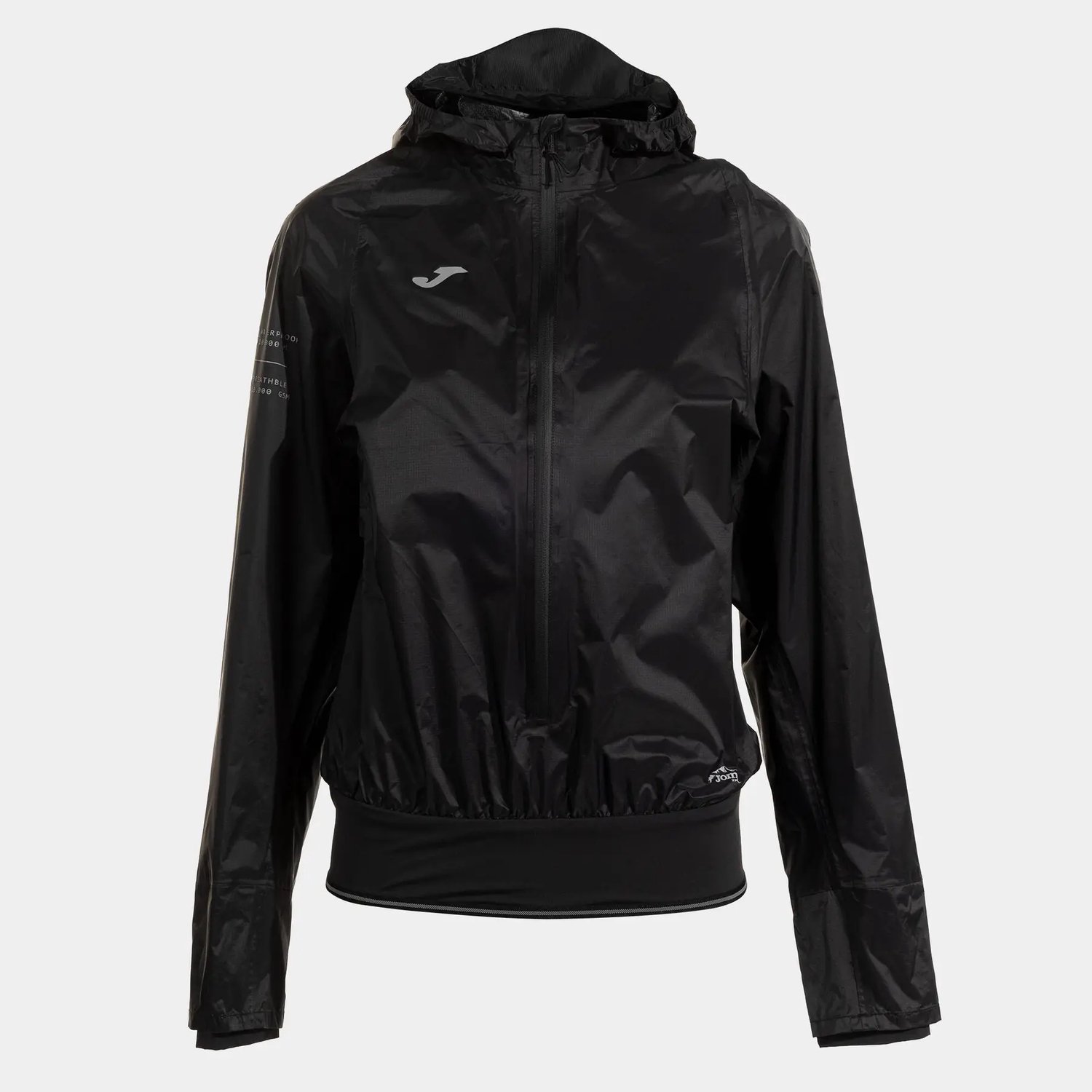 Waterdichte meisjesjas Joma London Zwart