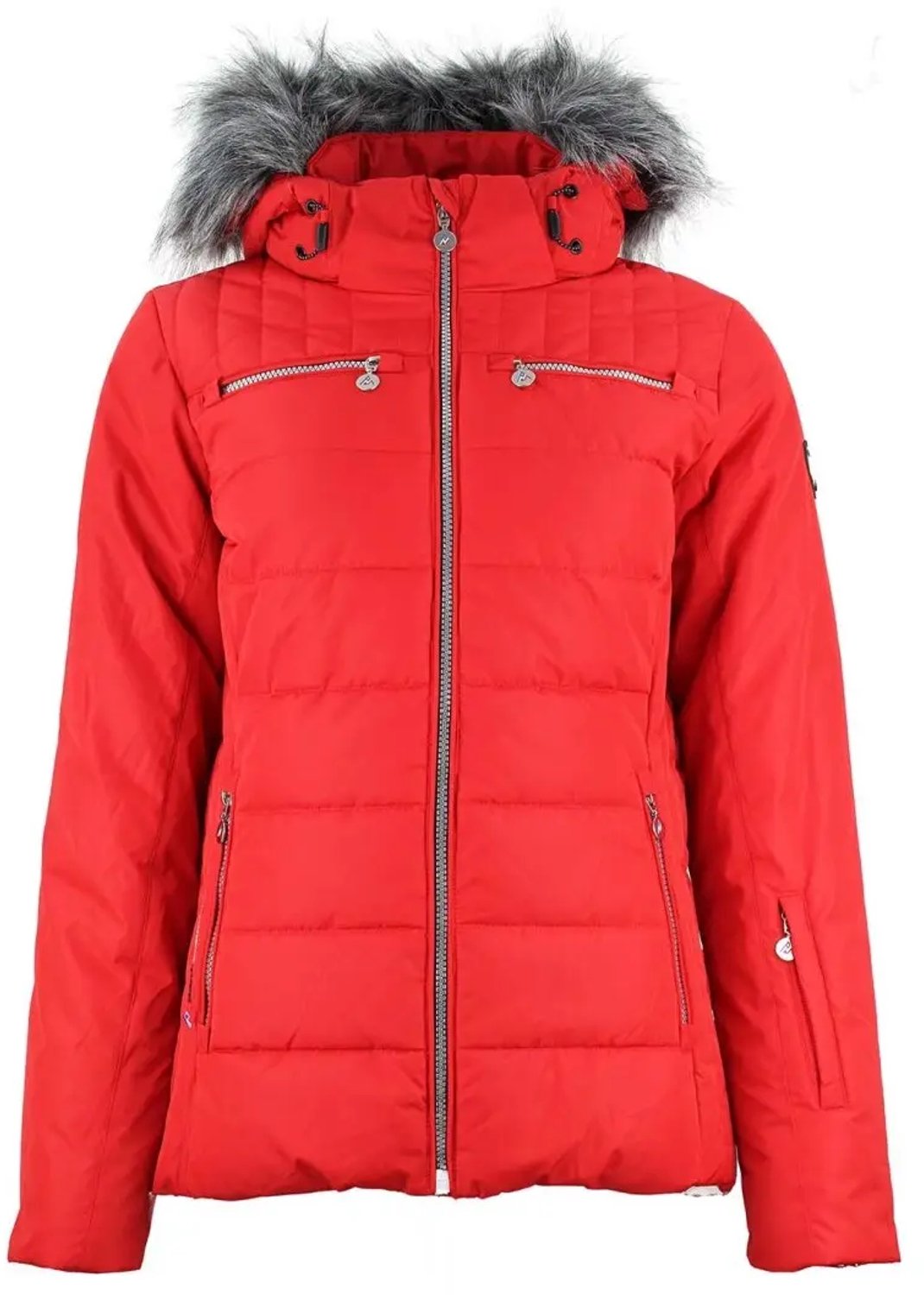 Donsjack voor dames Peak Mountain Asalpo Rood