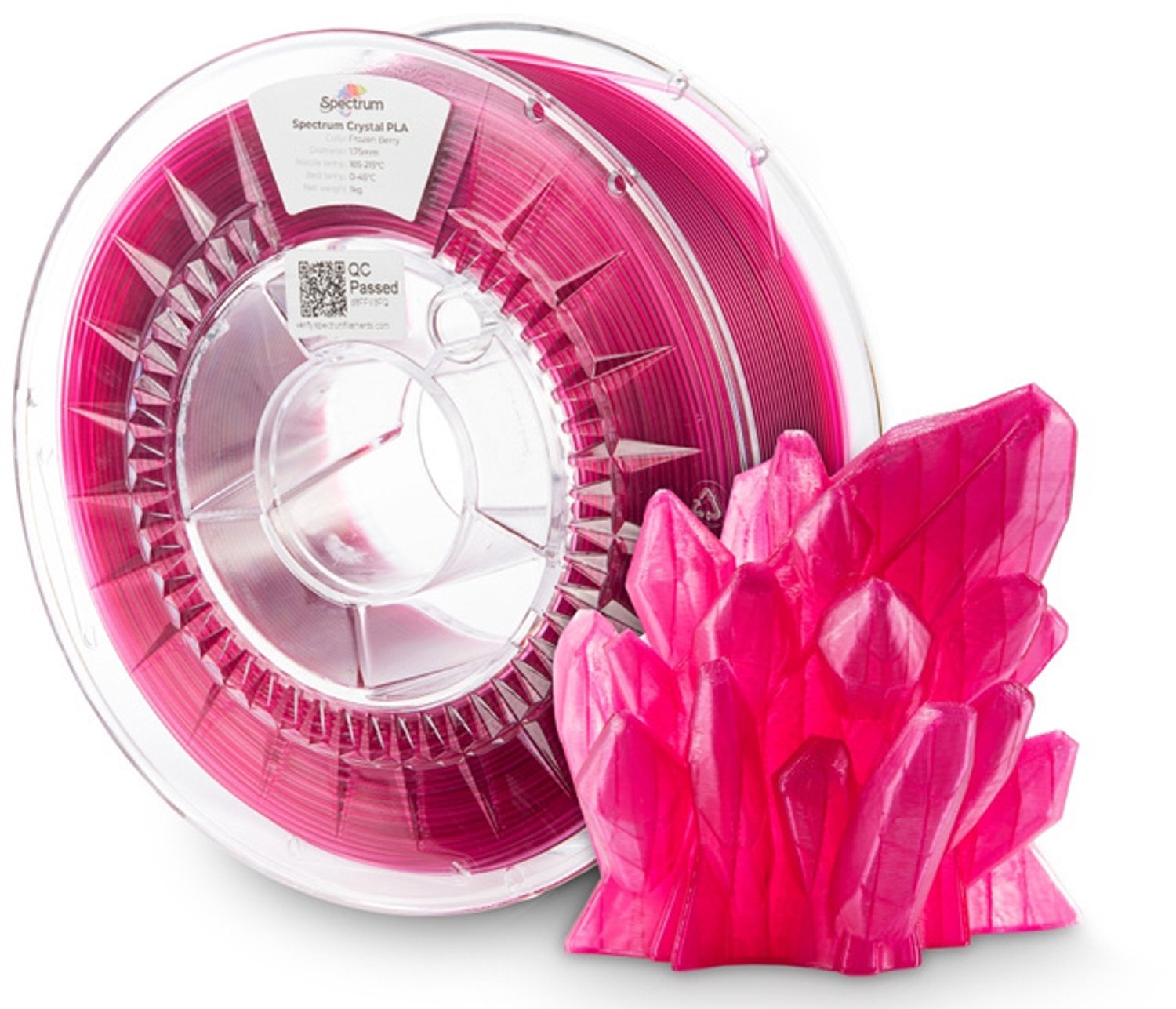 Spectrum PLA Crystal Frozen Berry Filament 1,75 mm 1 kg