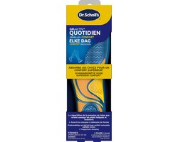 Scholl GelActiv Inlegzolen Casual - Small - Dempende Zooltjes Schoenen Maat 35,5 tot 40,5 - Zolen met GelWave Technologie - 1 Paar