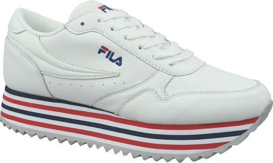Fila Orbit Zeppa Stripe Wmn 1010667-02P, Vrouwen, Wit, Sneakers maat: 41 EU  | bol.com