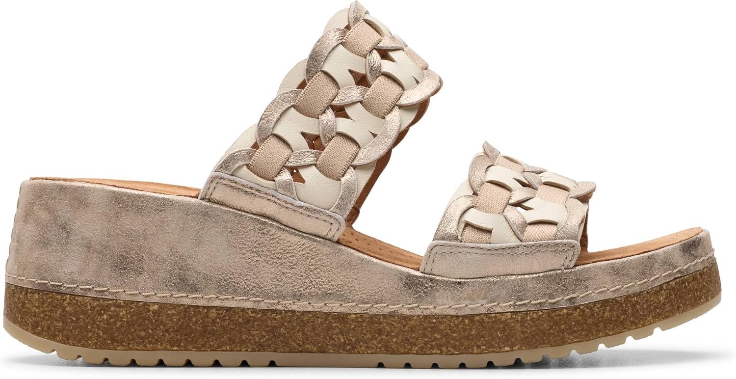 Clarks Shoes Kassanda Mule Sandalen 1/2 Vrouw Metallic Combination