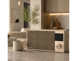 Pure Evoke Home II - Jouw prachtig vormgegeven alles-in-één muzieksysteem met cd-speler, Berken