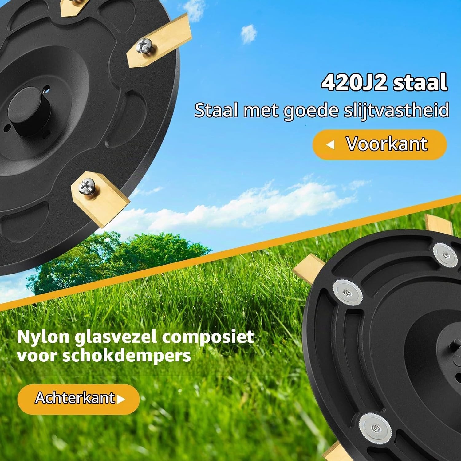 Complete Tool Set met Mesplaat, 30 Bladen en 30 Schroeven voor Segway Navimow Robotmaaiers - Vervangonderdelen voor Efficiënt Maaien en Onderhoud