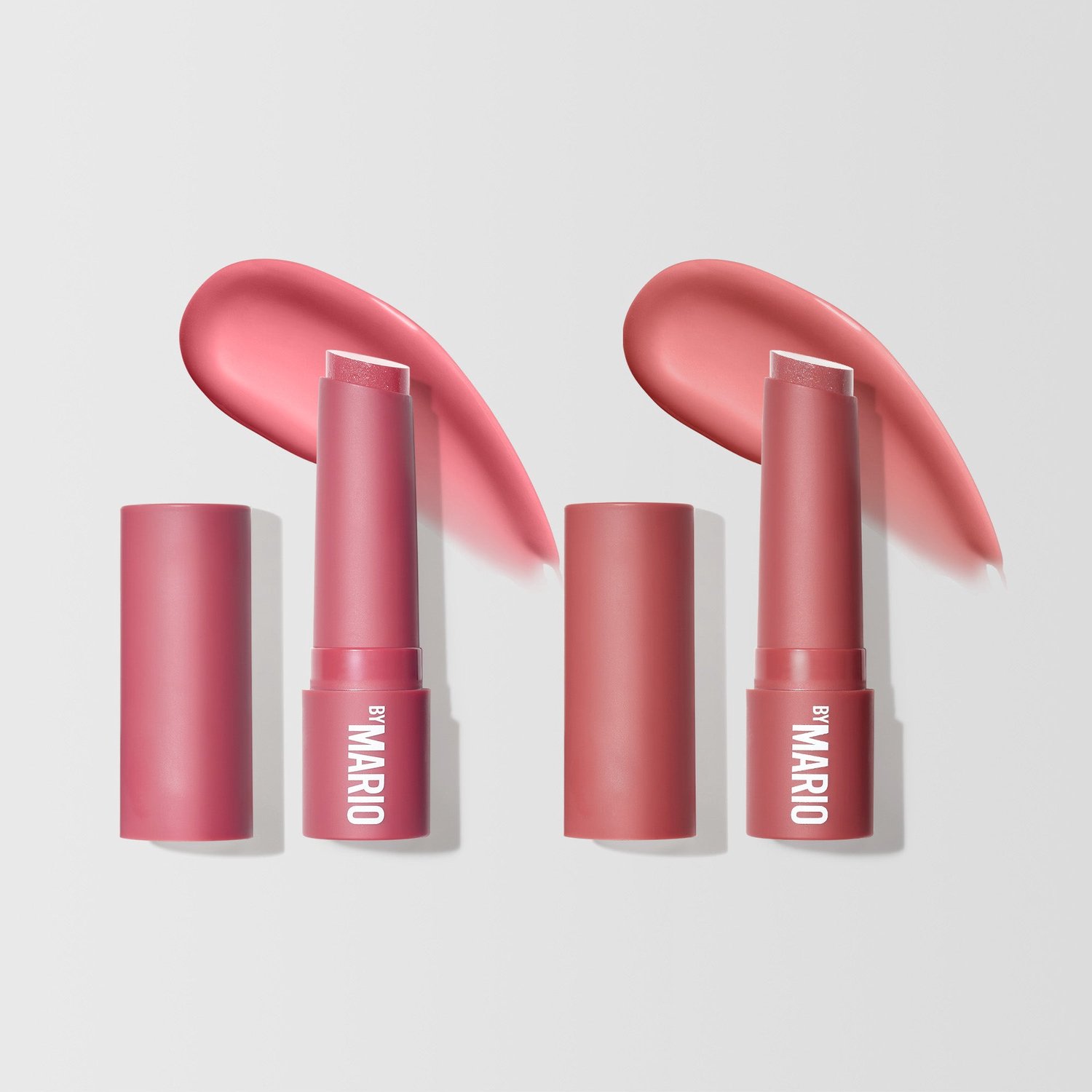 MAKEUP BY MARIO - MoistureGlow On The Go - Mini Plumping Lip Serum Duo - Rose & Bronze Glow