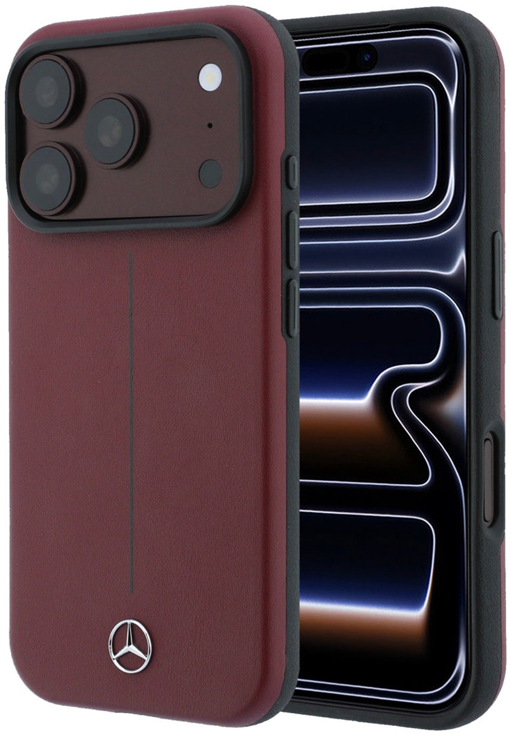 Mercedes-Benz Backcover hoesje voor iPhone 18 Pro - MagSafe - Bordeauxrood