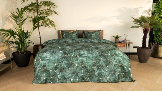 Kayori Jaimy Dekbedovertrek - Lits-jumeaux - 240x200/220 cm - Groen — afbeelding 2