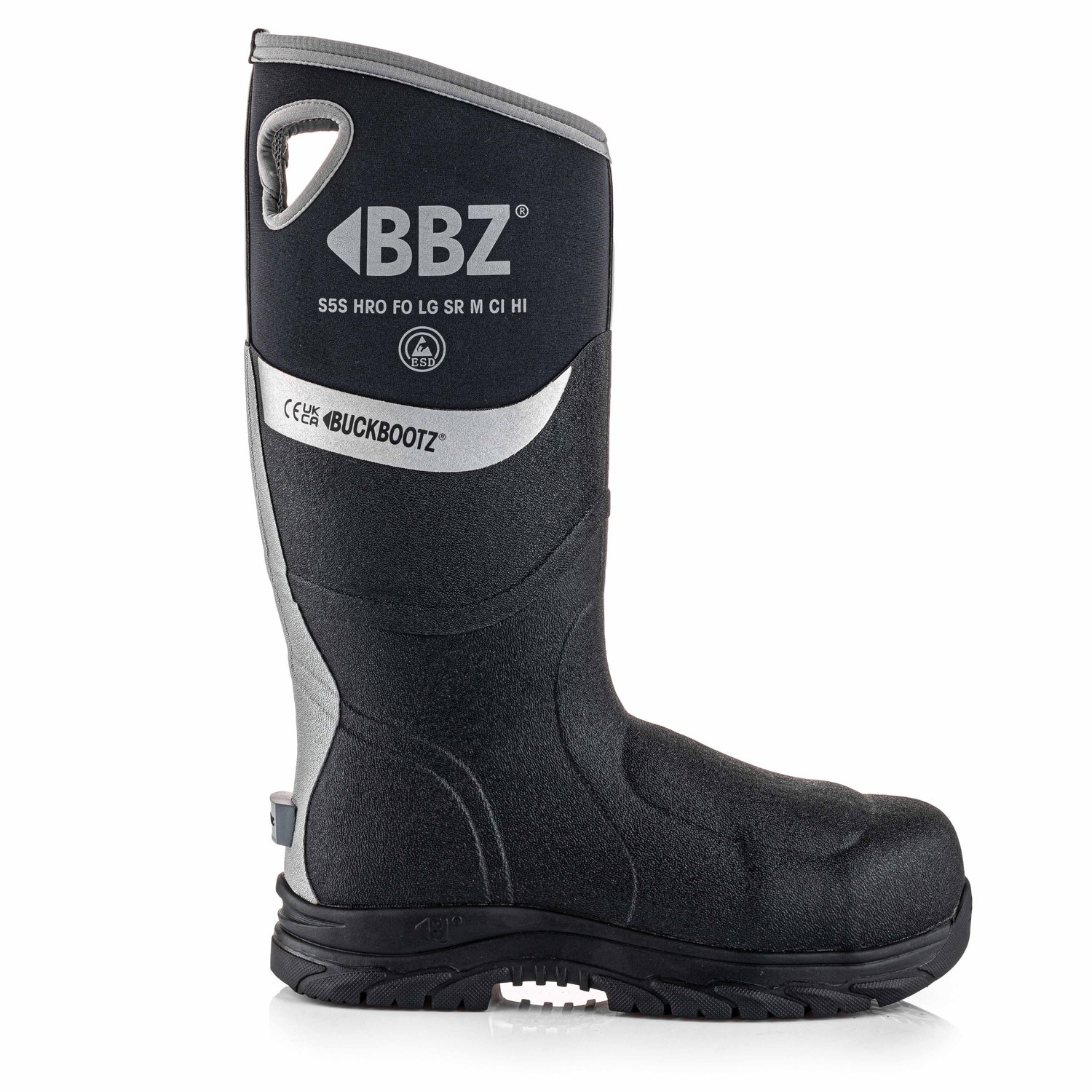 BBZ9000 BK Safety Wellington Boot | Black | Werkschoen maat 43