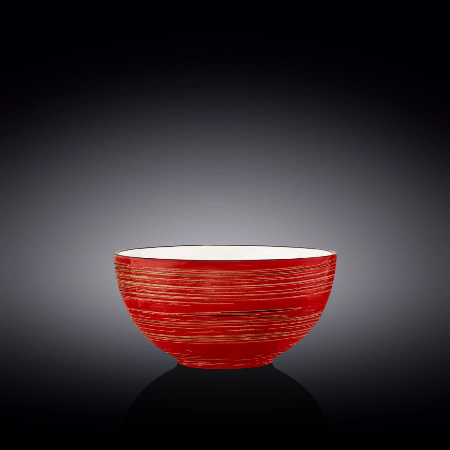 Wilmax Schaal 19 cm Rood Porselein WL-669232/A