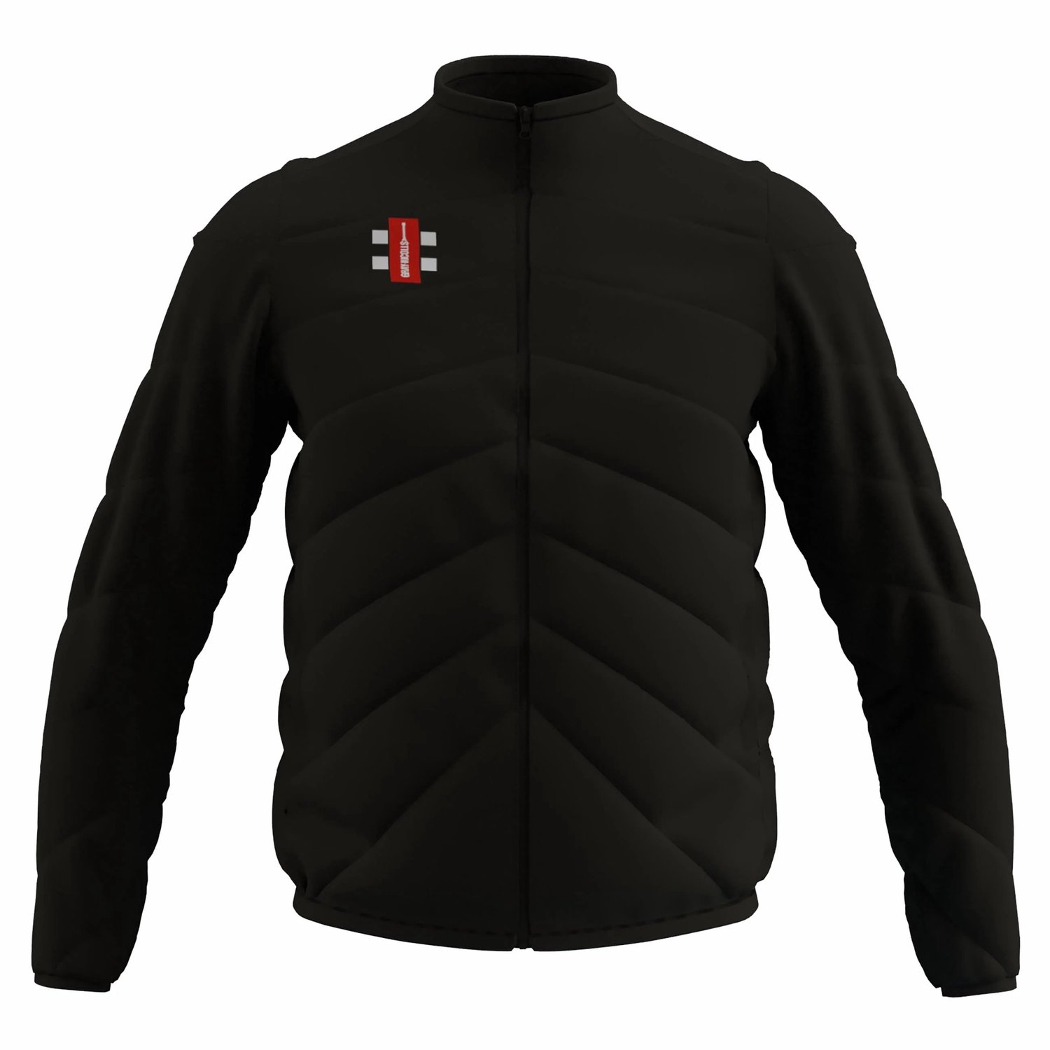 Gray-Nicolls sportjas kind zwart met rits 11-12 jaar textiel.