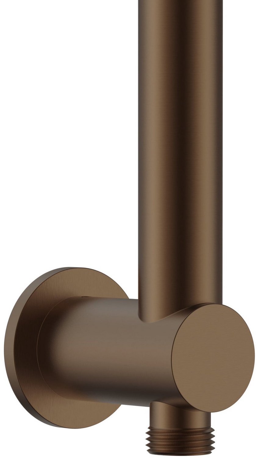 UNIFORMA Doucheglijstang met wateraansluiting - 69 cm - Geborsteld bruin brons