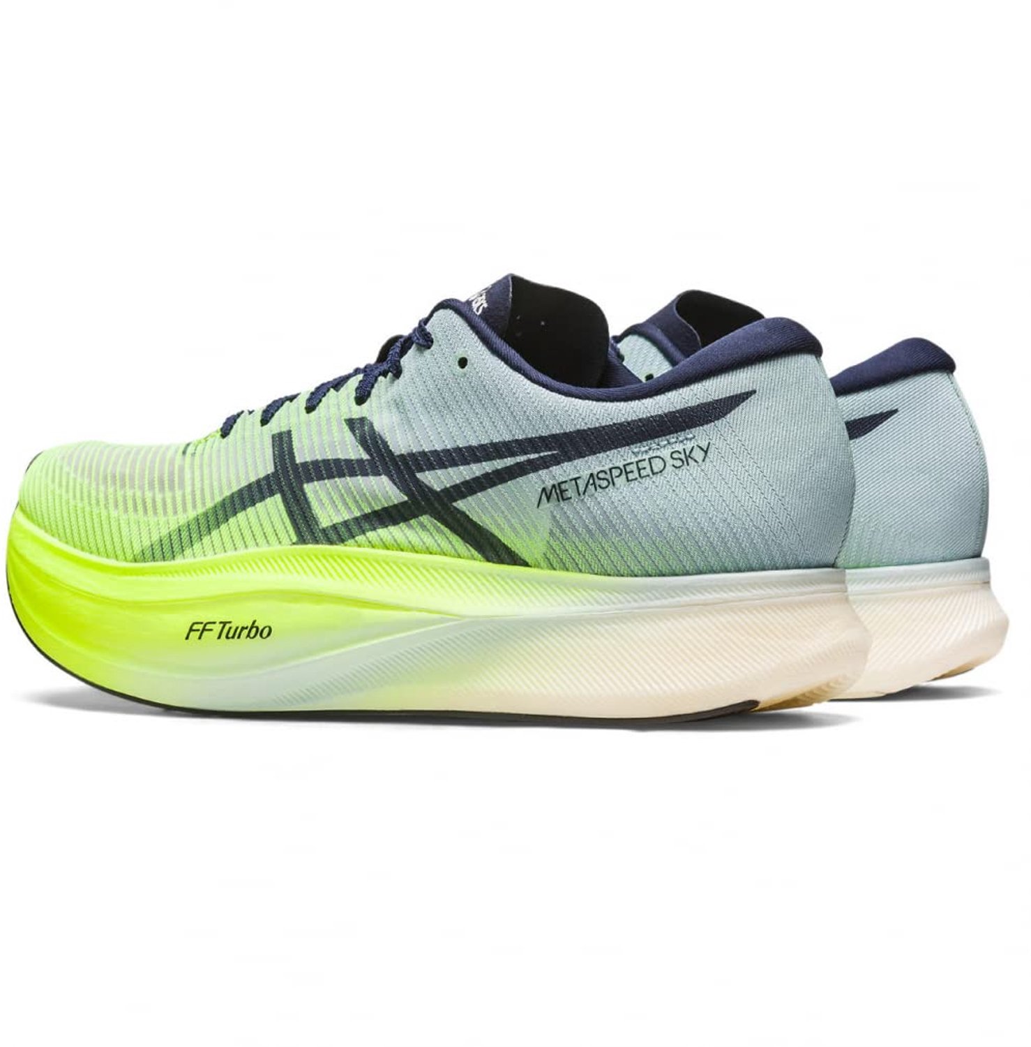 ASICS Metaspeed Sky+ Hardloopschoen Hazard /Sky 39 Groen