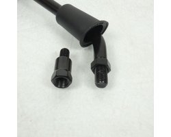 Spiegel links voor scooter Sym 125 FNX 88120-Z8H-000 M10x1.25 M8x1.25 Nieuw