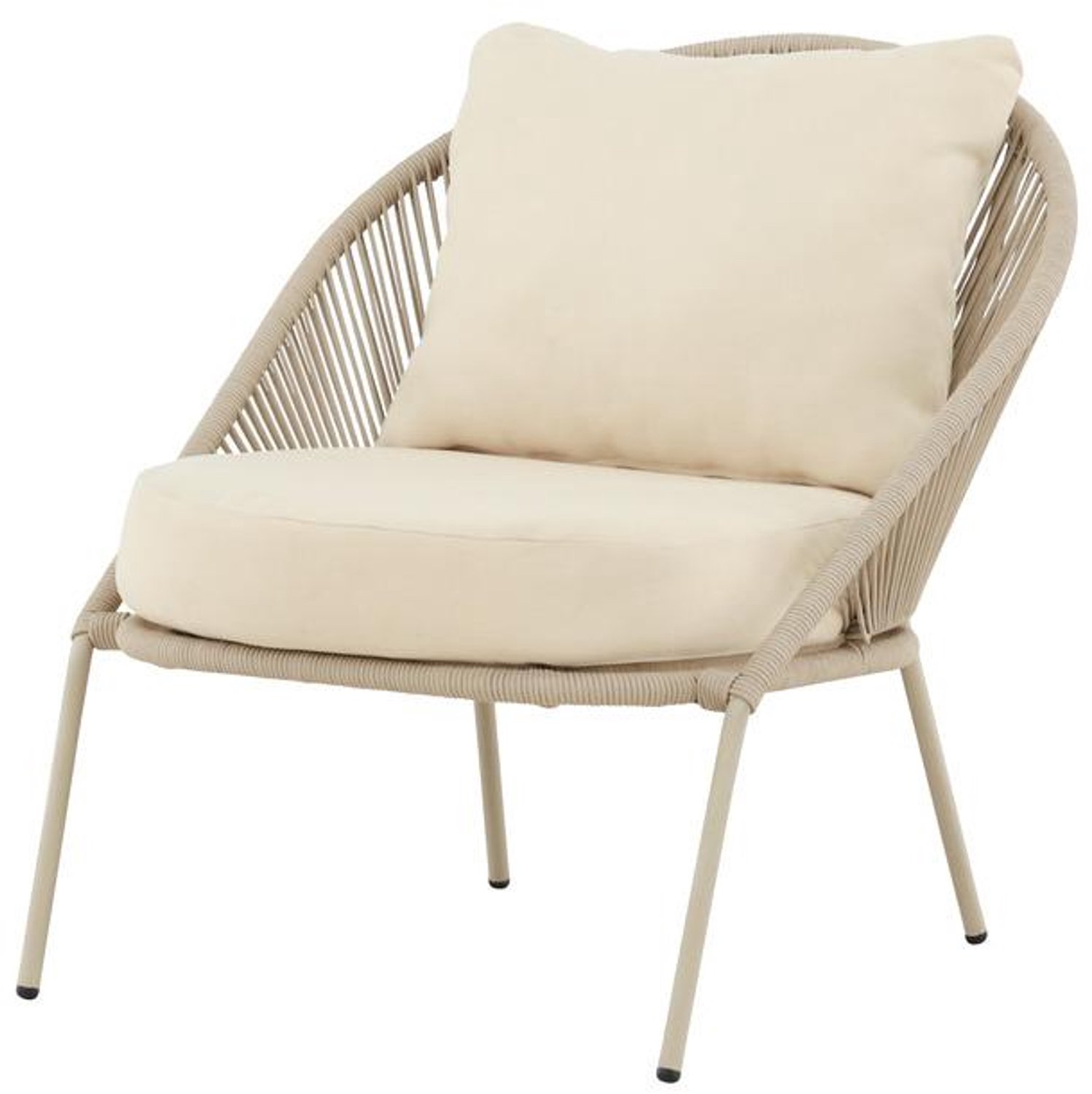Svea Liam loungestoel - beige/beige