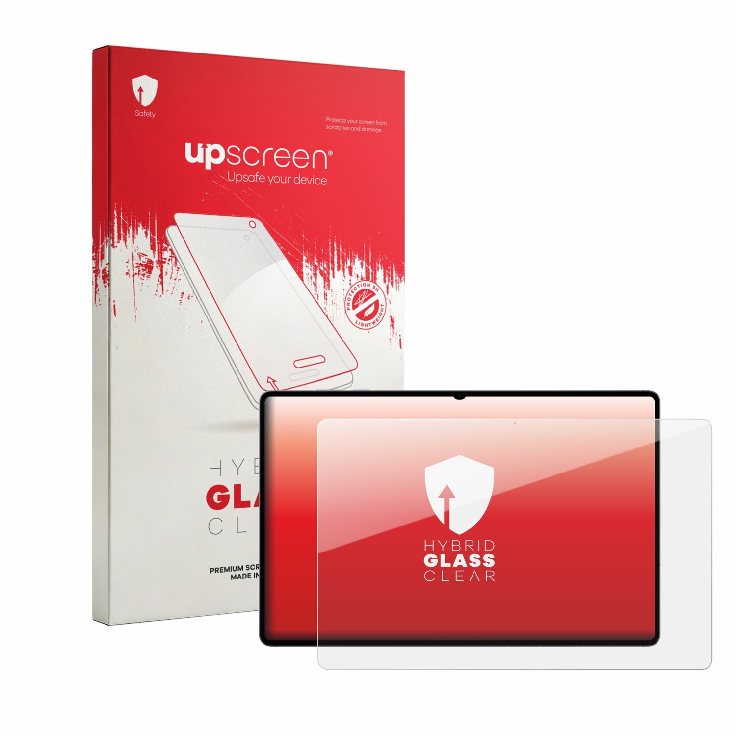 upscreen - Screenprotector voor Samsung Galaxy Tab S12 Ultra - Folie Beschermfolie Beschermglas transparant